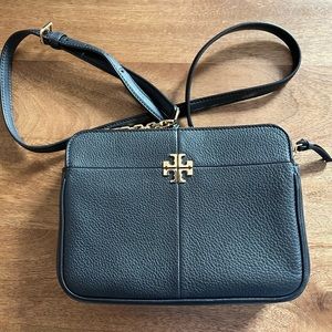 Tory Burch Ivy Crossbody Pebbled Leather Black Bag - GREAT CONDITION!